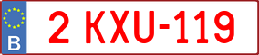 Truck License Plate